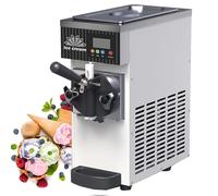 Machine à crème glacée Soft Serve avec panneau LCD, unité commerciale haute capacité pour établissements de restauration