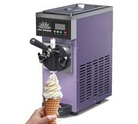 Machine à crème glacée Soft Serve, machine à crème glacée avec nettoyage en un clic, idéale pour un usage domestique et professionnel