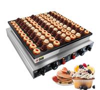 Machine à crêpes commerciale avec contrôle de la température et minuterie, en acier inoxydable anti-adhésif pour cuisine et restaurant