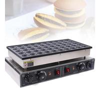 Machine À Crêpes Commerciale, Mini Machine À Crêpes Hollandaise, Fer Anti-adhésif Commercial À 50 Trous, Poêle Anti-adhésive, Répartition Uniforme De La Chaleur, Durable, Pour La Fabrication De Crêpes