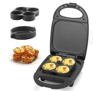 Machine à crêpes Double face 1400W, Machine à petit-déjeuner électrique | Chauffage rapide, facile à nettoyer, pour crêpes, gaufres, sandwichs, tortillas, crêpes