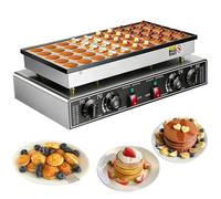 Machine à crêpes électrique anti-adhésive 50 trous pour pâtisseries et snacks, grande capacité, facile à utiliser
