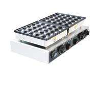 Machine À Crêpes Électrique Professionnelle 25 Pièces X 2, Crêpière Double Plaque Mini Hollandaise, 1900 W, Revêtement Antiadhésif, Appareil Électroménager Chauffage Rapide à Chaleur Uniforme