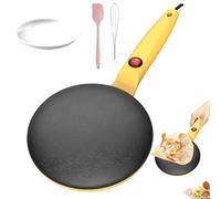 Machine à crêpes électrique - Stable Compact, crêpe instantanée, le petit-déjeuner antiadhésif, contrôle automatique de la température de | Multipurpose Outdoor Indoor Utility Modern
