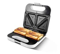 Machine à croque-monsieur - KITCHENCOOK - CROOD - 750 W - Plaques 22,5x13 cm - Revêtement antiadhésif