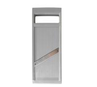 Machine À Croustilles,Éminceur À Main En Acier Inoxydable,Éminceur De Pommes De Terre,Éminceur De Légumes,Machine à Chips de Légumes Portable,pour Pommes de Terre,Carottes,Concombres (Gris)