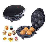 Machine À Cupcakes Électrique Antiadhésive, Machine À Pancakes, Omelettes, Tartes Et Donuts, Cuisson Double Face Rapide Et Uniforme pour la Maison, Café Ou Boulangerie