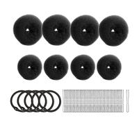 Machine À De Style Anneau - Ensemble Portable De 7 Cm Pour Faire Des Donuts Et Des Chignons | Kit De Façonnage De Beignets De Cheveux Facile À Utiliser | Kit De Bandes Élastiques Rondes Pour C
