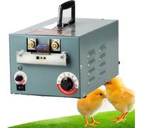 Machine à Débecquer Automatique pour Volailles, Coupe-Bec Électrique avec 2 Lames, Vitesse Réglable 0-6 pour Coupe Rapide et Hémostase, Réduit Le Gaspillage Alimentaire pour Élevages Avicoles