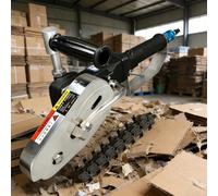 Machine à décaper le papier robuste, décapant pneumatique, chaîne réglable pour le recyclage du carton, outil de coupe 6-8 kg
