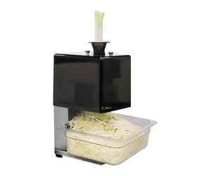 Machine à déchiqueteuse à oignons verts - Trancheuse électrique de légumes pour cuisine de restaurant - Couperet automatique pour oignons, poivrons, céleri - Lame de 3,5 mm