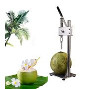 Machine à décortiquer la noix de coco - Ouvre-boîte manuel portable pour jeunes noix de coco, outil efficace pour une ouverture facile des trous verts et un retrait des coquilles