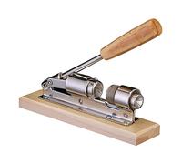 Machine à décortiquer les noix de pécan, outil de bureau robuste avec poignée et base en bois pour la cuisine, pince à noix de noyer, casse-noix