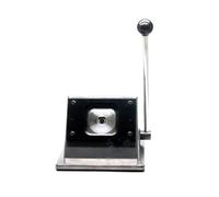 Machine à Découper du Cuir Coupe-papier carré de 50mm, taille coupe réelle, bouton poinçonnage 60mm, presse à main carrée for la fabrication boutons, artisanat papier Scrapbooking