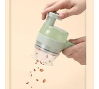 [Machine à découper et à laver la vaisselle] Coupe-légumes électrique, appareil de broyage et de tranchage multifonction domestique - Tête de couteau en acier inoxydable