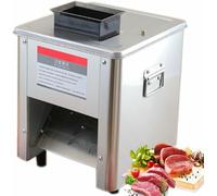 Machine à découper la viande commerciale, 3 en 1, tranches en cubes, facile à nettoyer, 850 W, trancheuse alimentaire pour une préparation efficace de la cuisine