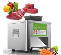 Machine à Découper La Viande électrique, Hachoir Et Trancheur De Viande Commercial 330lbs/h, Trancheuse Alimentaire En Acier Inoxydable Pour Restaurant, Cuisine Et Supermarché, Agneau, Bœuf, Pou 15mm