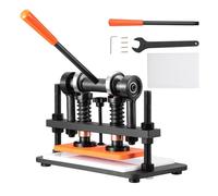 Machine à découper le cuir - Machine manuelle à découper le cuir 26x12 cm - Machine à gaufrer le cuir - 1,5 t Machine à découper le cuir résistante - Convient pour le cuir, la mousse PVC/EVA - Matéria