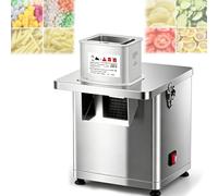 Machine À Découper Les Légumes Professionnelle 200 W, Moteur En Cuivre Pur, Coupe En Dés, Tranche, Râpe, Frites, Lames Interchangeables, Arrêt Automatique De Sécurité
