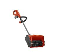 Machine À Déneiger sans Fil, Lame De Déneigement Pliable, Chasse-Neige Portable Pousser La Main, Nettoyage Extérieure Neige DéGagéE sans Effort(No Battery)