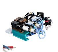 Machine à dénuder automatique pneumatique, coupe-fil à double cylindre et dénudeur pour un travail électrique efficace