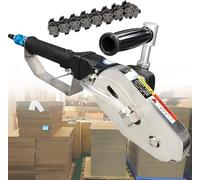 Machine à dénuder de Carton ondulé pneumatique pour déchets de Carton, Papier Carton décapant, Outil de Coupe de Machine à dénuder 2500 TR/Min pour Papier ondulé, Carton Gris, et Plus 6 mmà