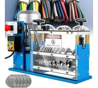 Machine à dénuder électrique, 370 W/750 W, 30 mètres/min, pour recycler les déchets de câble en cuivre de 1,5 à 38 mm, avec fonction d'arrêt d'urgence