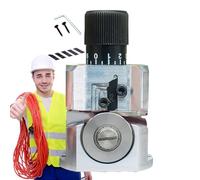 Machine à dénuder les câbles - 0,2 à 2 cm en aluminium piloté par bouton, outil de précision pour gainer les câbles optiques à paire torsadée | Outil de préparation de câble professionnel pour Ele