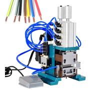 Machine à dénuder pneumatique pour dénuder efficacement les câbles intérieurs/extérieurs, conception cylindrique à double effet pour une utilisation professionnelle