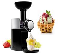 Machine à Desserts Glacés, Machine à Glace, Design Amovible, Machine à Glace Soft Maison Pour Sorbet Aux Fruits, Desserts Sains, Gelato, Smoothies Et Yaourt Sans Produits Laitiers black