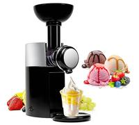 Machine à Desserts Glacés, Machine à Glace Maison Diy 500ml, Machine à Glace Soft Pour La Maison, Machine à Yaourt Glacé Soft Serve Et Sorbet, Machine à Sorbet Aux Fruits Et Guimauve, Utilisati black