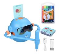 Machine à Dessin Robot - Robot de Peinture Interactif Enfant avec 100 Cartes à Dessin, Jouet d'apprentissage Éducatif pour Garçons Filles, Robot Artistique Créatif pour Les Fêtes