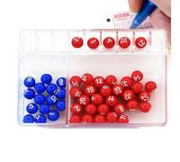 Machine À Dessiner Des Boules - Outil De Sélection De Numéros De Haute Technologie, Rouleau Interactif De Style Bingo, Équipement De Jeu Professionnel | Accessoire De Poche De Format Voyage, Gadget À