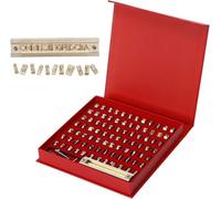 Machine à Dorer et Embosser Le Cuir - Température Réglable 0-400℃ - Multifonction pour Pressage à Chaud, Marquage et Poinçonnage Professionnel sur Papier, Cuir, PVC, Bois,Letter Mold