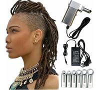 Machine à dreadlocks avec 6 têtes, machine instantanée pour dreadlocks - Machine à tresser au crochet - Pour extensions de cheveux à faire soi-même rapidement