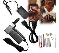 Machine à dreadlocks,machine à outils électrique portable pour dreadlocks,machine à tresser au crochet de 6 à 16 mm pour bricoler vos propres extensions de cheveux de tressage de dreadlocks,16mm