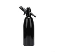 Machine à eau pétillante en aluminium pour station d'hydratation domestique, carbonisateur portable pour eau pétillante et jus de fruits, gazeuse personnalisable, argent (noir)