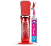 Machine à eau pétillante SodaStream ART Mandarine - Avec 1 bouteille 1L, compatible lave-vaisselle + 1 recharge de gaz 60L