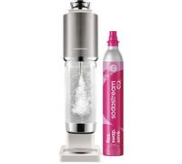 Machine à eau pétillante - SODASTREAM - Fresh Plus - indicateur CO₂ - bouteille 1 L - blanche