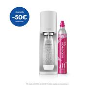 Machine à eau pétillante TERRA + 1 bouteille 1L blanche SODASTREAM