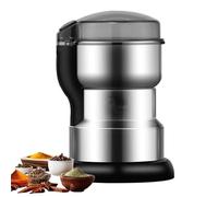 Machine À Écraser Multifonction, Mixeur À Épices 400W Tout en Acier Inoxydable, Moulin À Grains, Café Et Épices À 35000 Tr/min, Corps en Acier Inoxydable Without handle