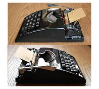 Machine à écrire Anglaise mécanique Traditionnelle à l’Ancienne, Manuel rétro Portable Classique Nostalgie des années 1980, Vintage à Usage Normal