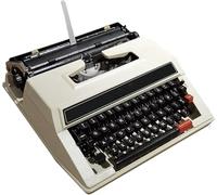 Machine à écrire classique pour les écrivains Étudiants Bureau Affaires Lettres Documents Enveloppe Lettre Écriture Note Prise de roman