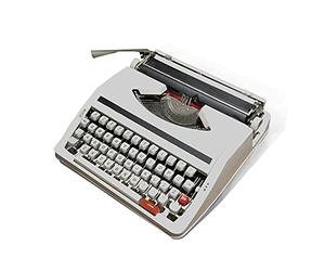 Machine à écrire électrique rétro, Corps entièrement métallique avec Touche de Correction, Machine à écrire de Style Vintage pour Les Notes et Les projets créatifs, sans Besoin d'alimentation électr