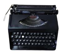 Machine À Écrire Électrique Vintage, Corps Entièrement Métallique avec Fonction De Correction, Robuste Et Durable, Cadeau Littéraire Idéal pour L'écriture Créative, Les Notes Et Les Lettres