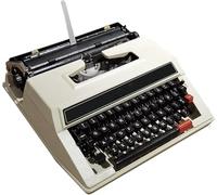 Machine à écrire Manuel de pratique de l’étudiant Outil d’écriture de document mécanique portable Bureau domestique