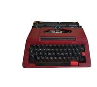 Machine à écrire Manuel Mécanique Vintage Style classique parfait Écrivains Outil Bureau Décor Enveloppe Lettre Écriture Note Prise de roman(C)