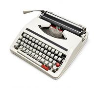 Machine à écrire manuelle avec corps en métal et fonction de correction pour l'écriture, les notes et les lettres créatives