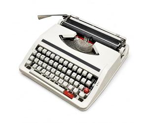 Machine à écrire manuelle avec corps en métal et fonction de correction pour l'écriture, les notes et les lettres créatives