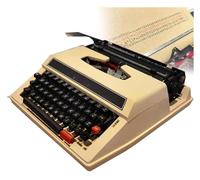 Machine à écrire Manuelle Classique à l'ancienne, Portable, Facile à Utiliser-Comprend Un Ensemble de Rubans-Machine à écrire de Machines,